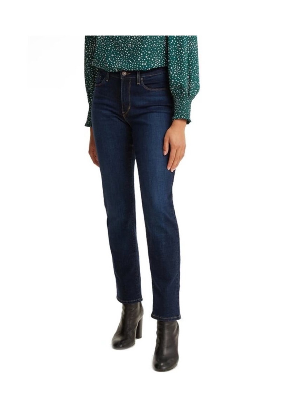 Levi’s Women’s Dark Wash Classic Straight Leg Jeans  size 8